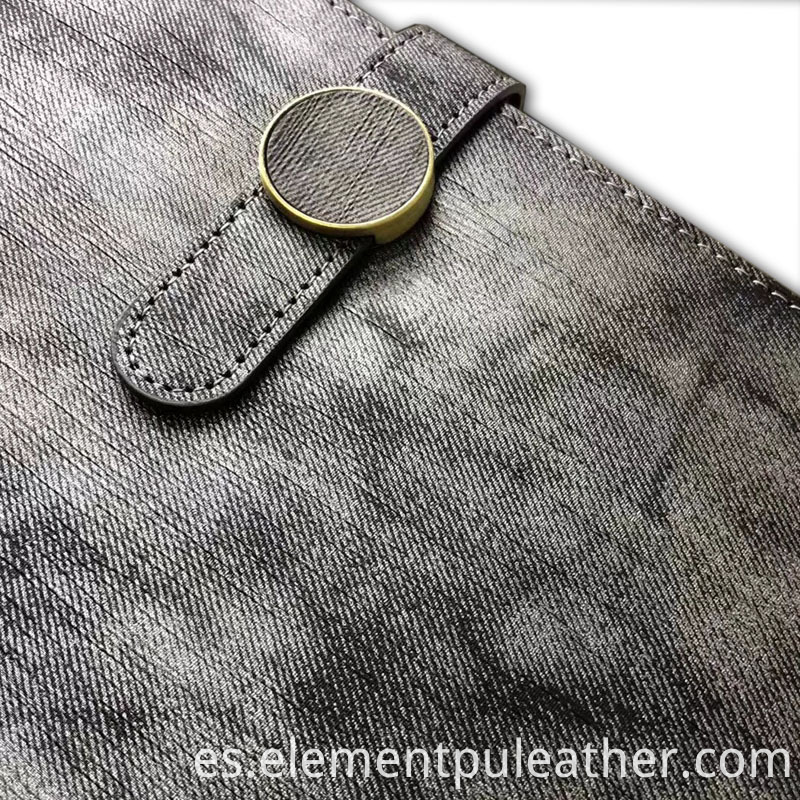 Cuero de vaquero sintético de PU Cowboy Synthetic PU Leather